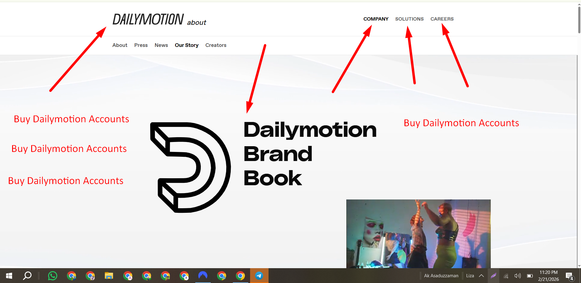 Buy Dailymotion Accounts