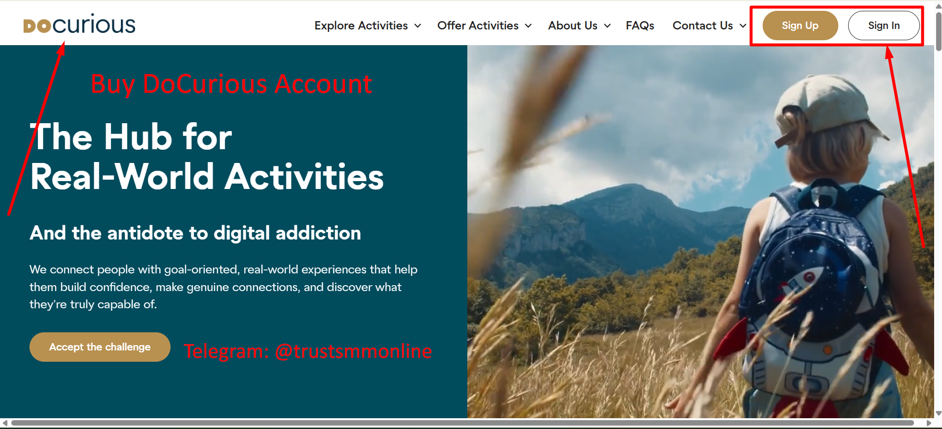 where to buy docurious account