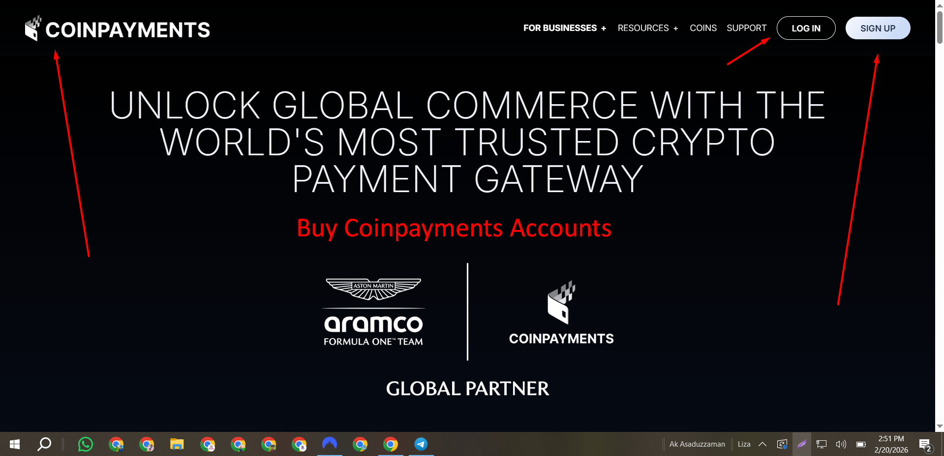 coinpayments account login issue help