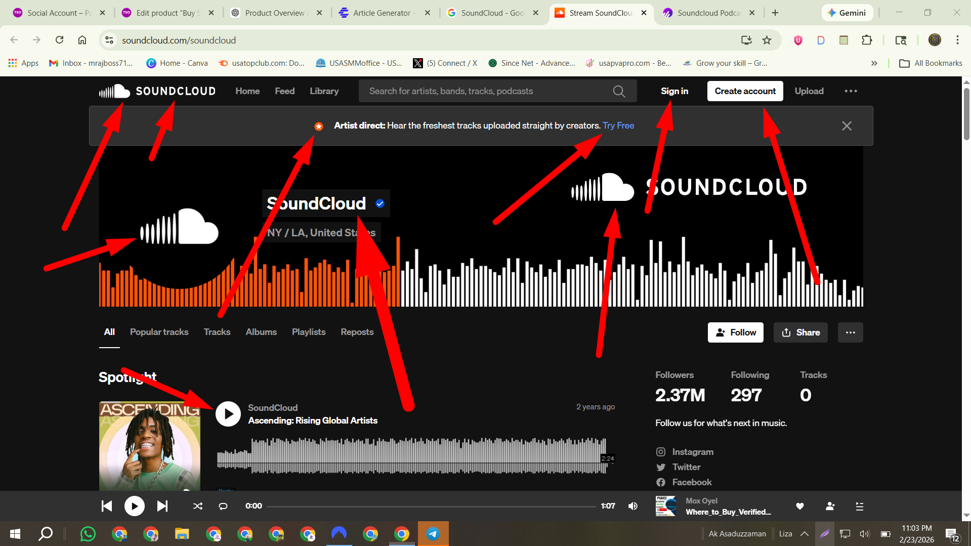 buy soundcloud accounts legal or not