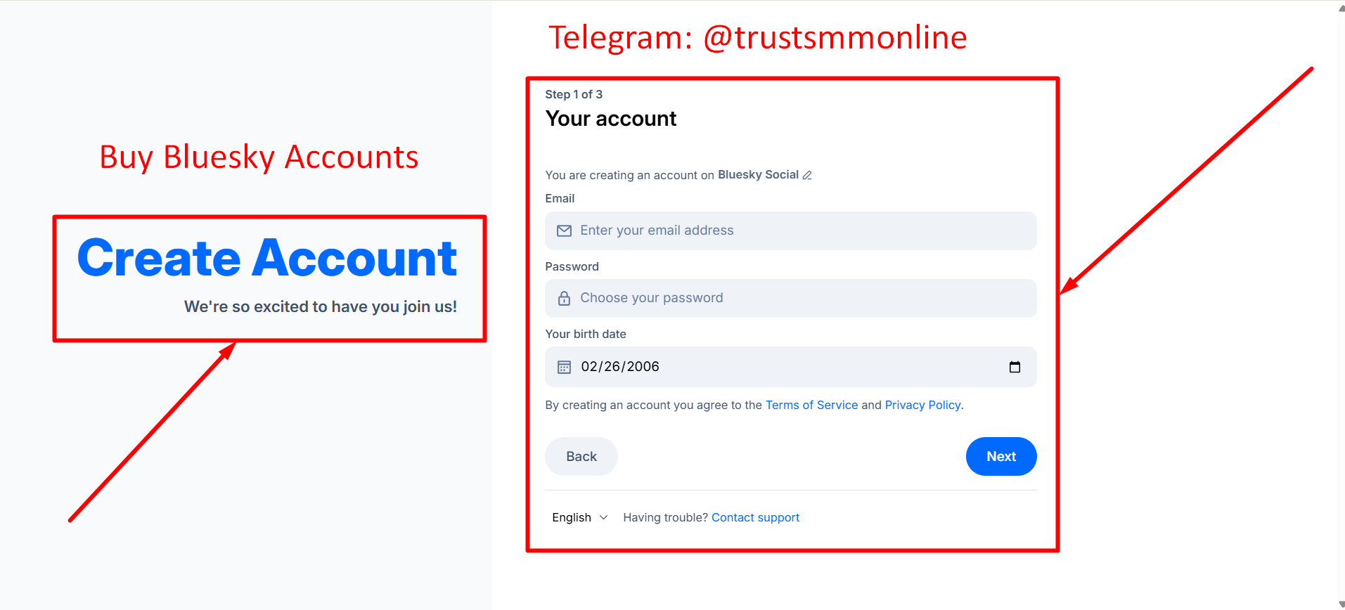 trusted site to buy bluesky accounts