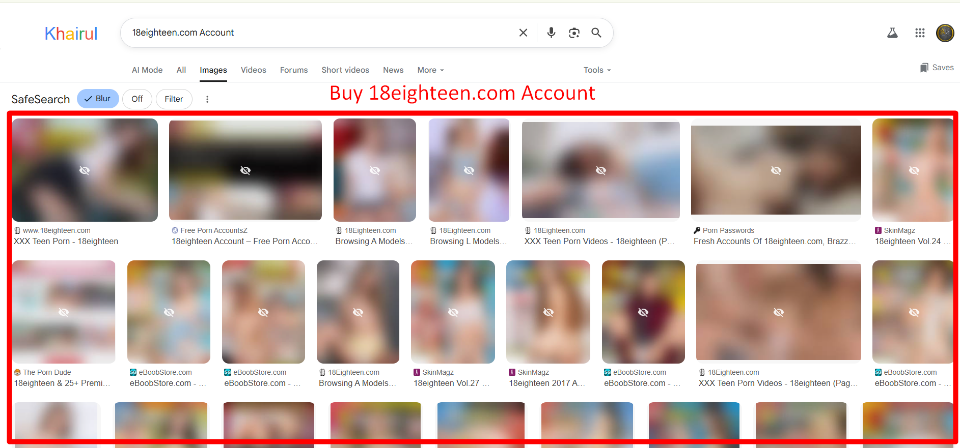 Buy 18eighteen.com Account